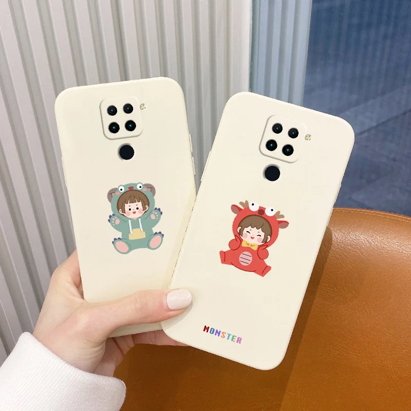 

Beautiful Little Gir Pattern Phone Case For Redmi 10X4G 10X5G 10XPro 9 Redmi Note 9 8 8Pro 7 7Pro Redmi K30 K20 Cover