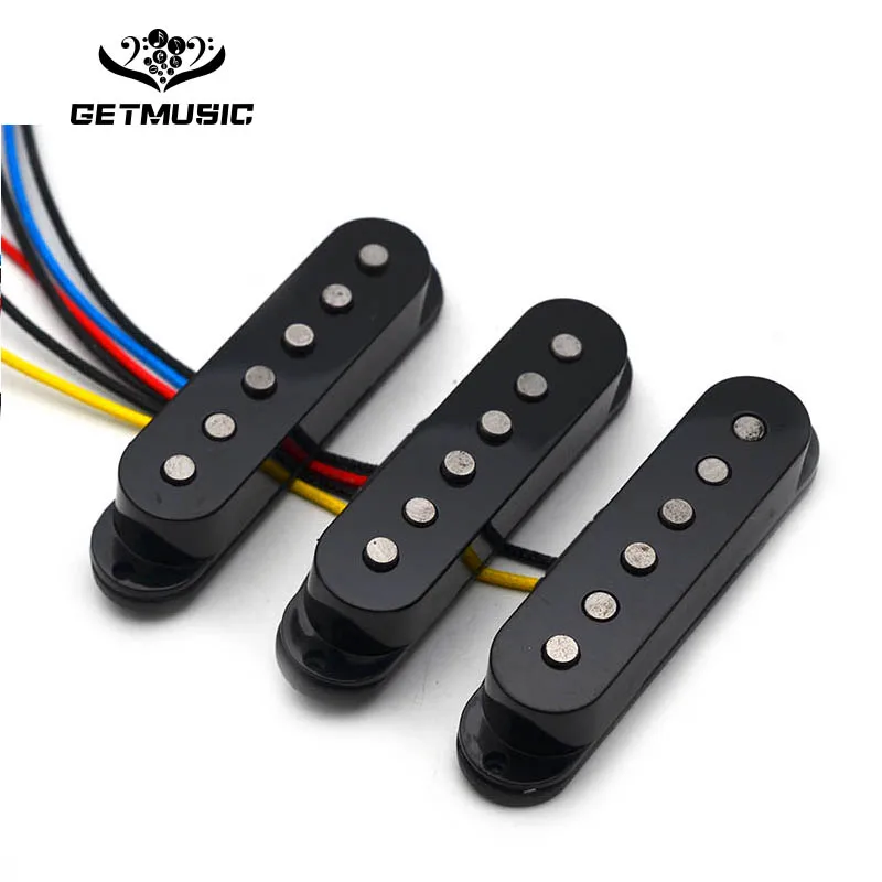 Шпулька Alnico 5 с одной катушкой верхний пикап из волокна для электрогитары