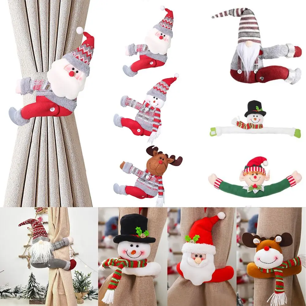 

Christmas Curtain Buckle Merry Christmas Decor for Home Christmas Tree Ornaments Xmas Natal Navidad 2023 Happy New Year 2024