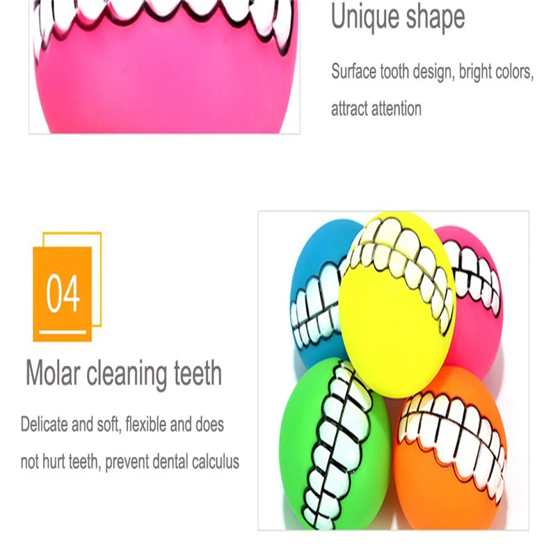 Шарик для зубов собаки веселая игрушка домашних питомцев сферические зубы