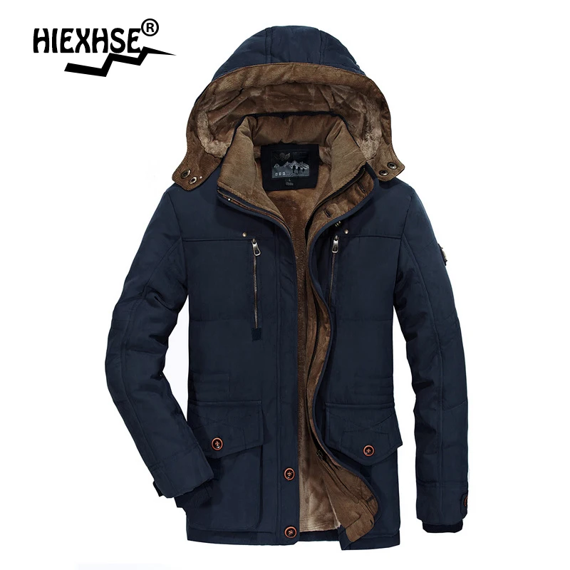 Men 2021 Winter Fur Collar Jacket Men Fashion Casual Warm Men Parka Coat Large Size Clothing Windproof Hooded Men Jackets