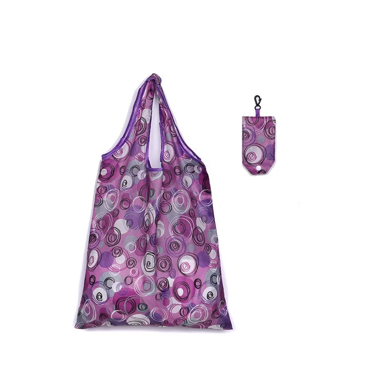 

Ткань Оксфорд, складная сумка-хранилище, многоразовые сумки для покупок для продуктов, экологически чистые моющиеся дорожные сумки для пут...