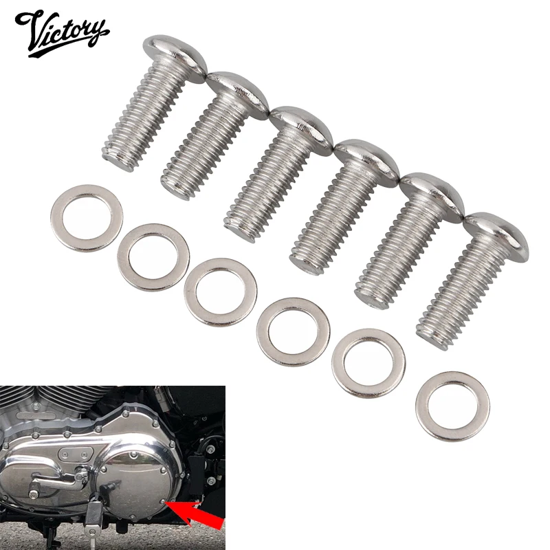 

Motorcycle Parts Clutch Gearbox Side Cover Screw Stainless Steel Suitable For Harley Dyna 883 1200 72V Road King