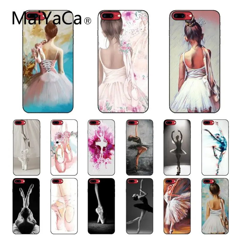 Балетки для бальных танцев девочек Тапочки Чехол телефона iPhone 11 Pro XS MAX XR 8 7 6 Plus 5 5S