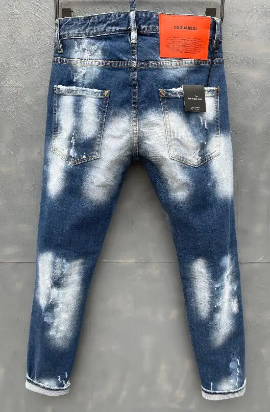 classic,Authentic DSQUARED2,Retro,Italian brand ,Women/Men Jeans,locomotive,Jogging jeans,DSQ029