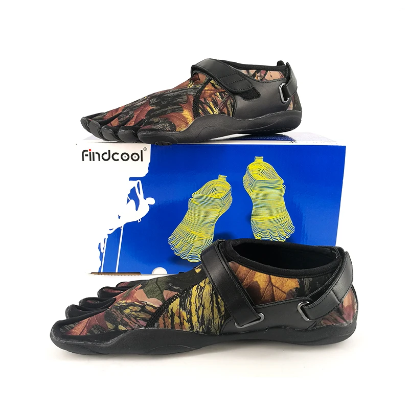 Black Findcool 5 пальцев обувь открытый тренажерный зал кроссовки для мужчин Нескользящие светильник кроссовки для мужчин 5 носок обувь - Цвет: Black
