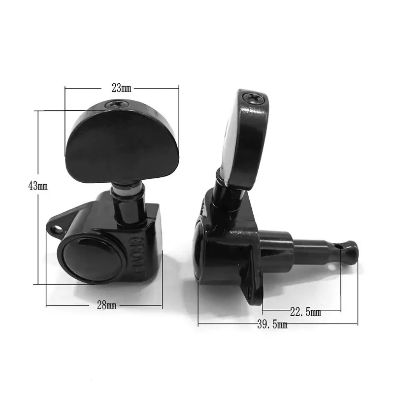 

1Set 3L3R Sealed Guitar String Tuner Tuning Peg Machine Head for Electric Guitar