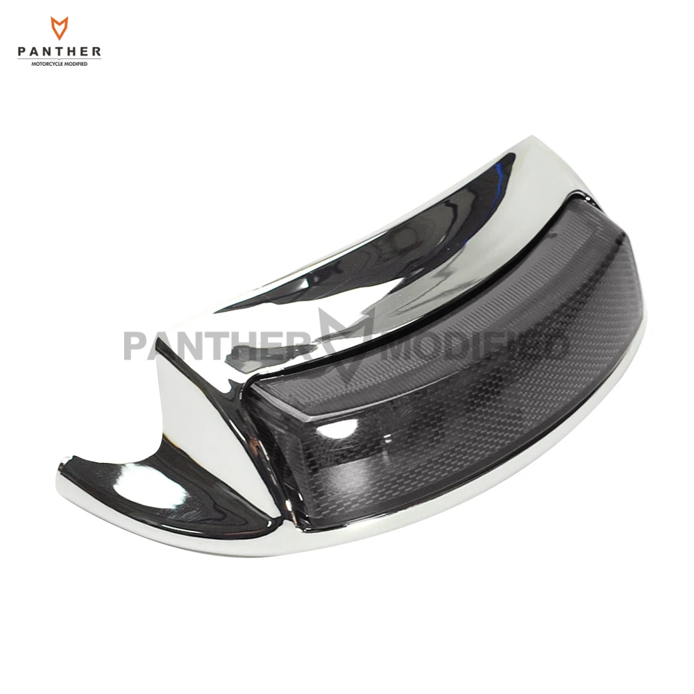 Дымчатый/красный объектив заднее крыло мотоцикла светильник чехол для Harley Electra