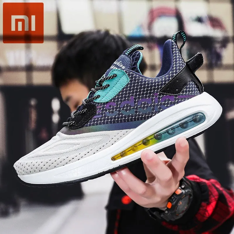 

Xiaomi running shoes men's shoes 2021 spring new fashion brand air cushion 3.0 sports shoes mesh breathable running shoes