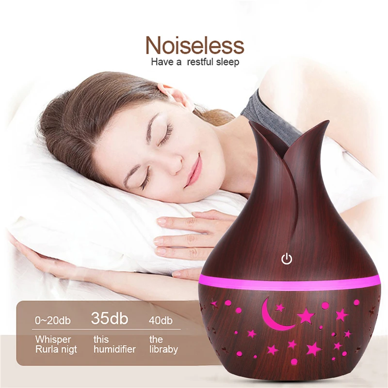 Увлажнитель-Ароматизатор воздуха ультразвуковой с подсветильник кой USB | Бытовая