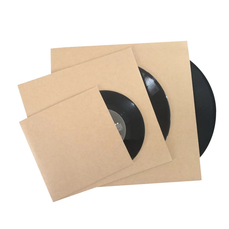10 шт. жесткий картон внешняя крышка рукава куртки для 12 дюймов LP 10 дюймов 7 дюймовые часы с записью времени