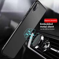 for iphone 12 mini 11 pro max luxury magnetic car silicone phone case on se2020 xr xs max 6s 7 8 plus slim built in magnet cover