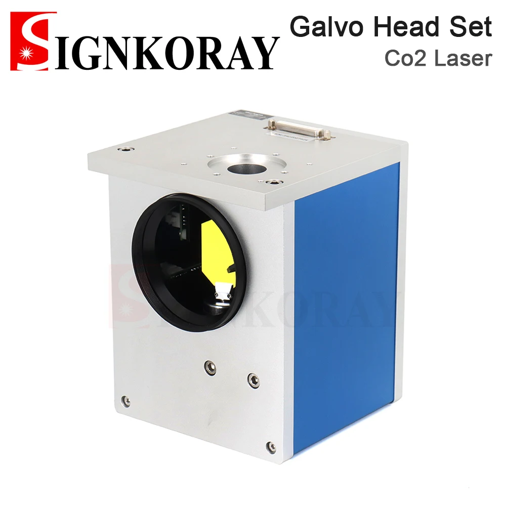 

SignKoray CO2 лазерное сканирование Galvo головка мкм Входная диафрагма 12 мм 14 мм 16 мм 20 мм 30 мм гальванический сканер с блоком питания
