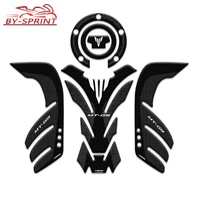 motorcycle for yamaha mt09 mt09 mt 09 with logo gel fuel tank decal sticker side pad gas fuel knee decorative decal stickers kit