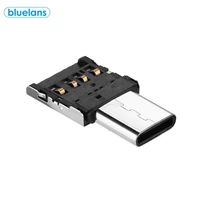 portable mini type c to usb converter otg adapter u disk reader adapter for pc laptop mobile phones accessories