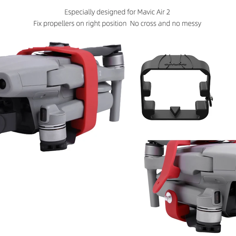 Силиконовые пропеллеры с фиксированным держателем для DJI Mavic Air 2 лопастное лезвие