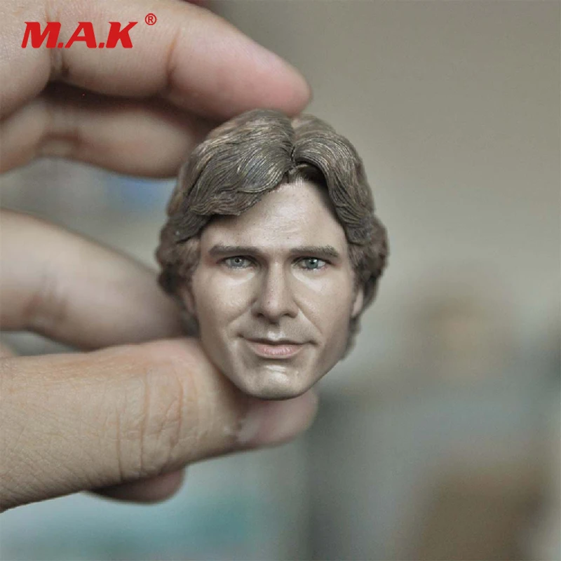1/6 масштаб Ганса соло голова резьба человек солдат ПВХ Лепка Fit12 ''экшн фигурка