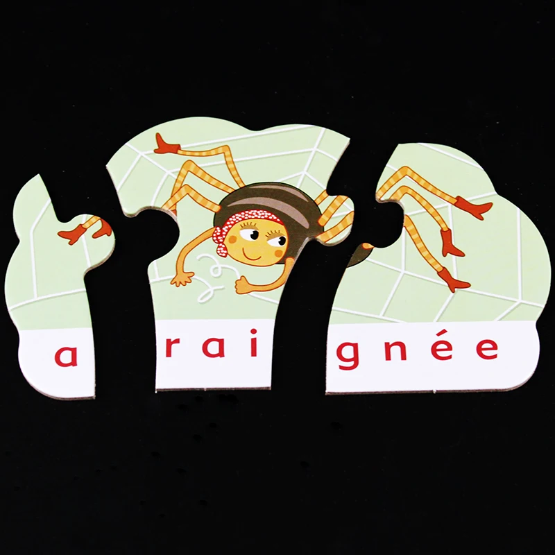 Дошкольное обучение для детей французская версия головоломка Монтессори из