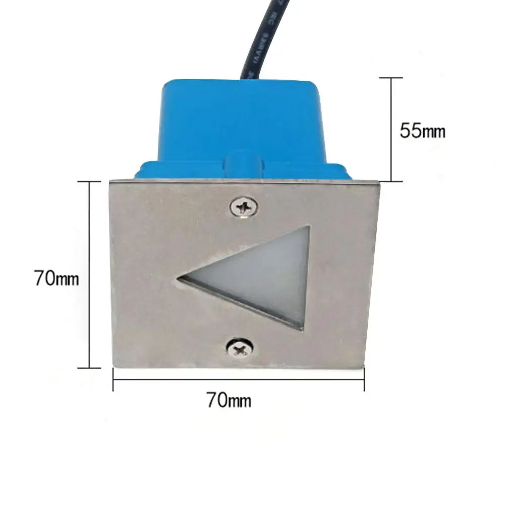 Светодиодный светильник с квадратной лестницей коридором боковой стенкой