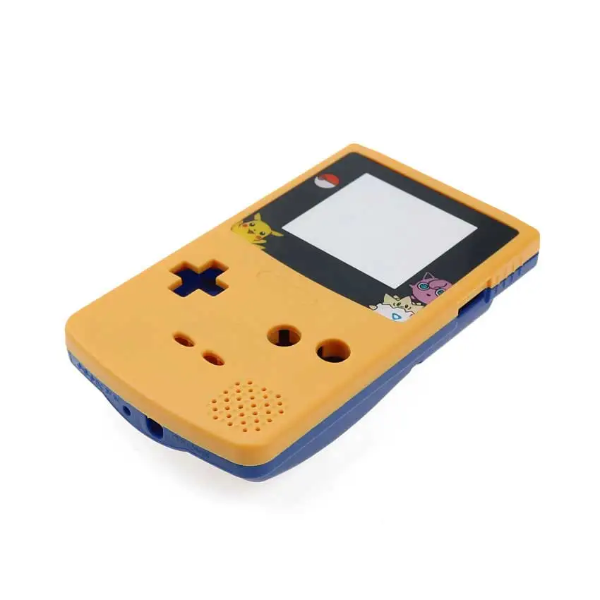 Пластиковый корпус чехол для Gameboy цветной консоль GBC Передняя Задняя крышка