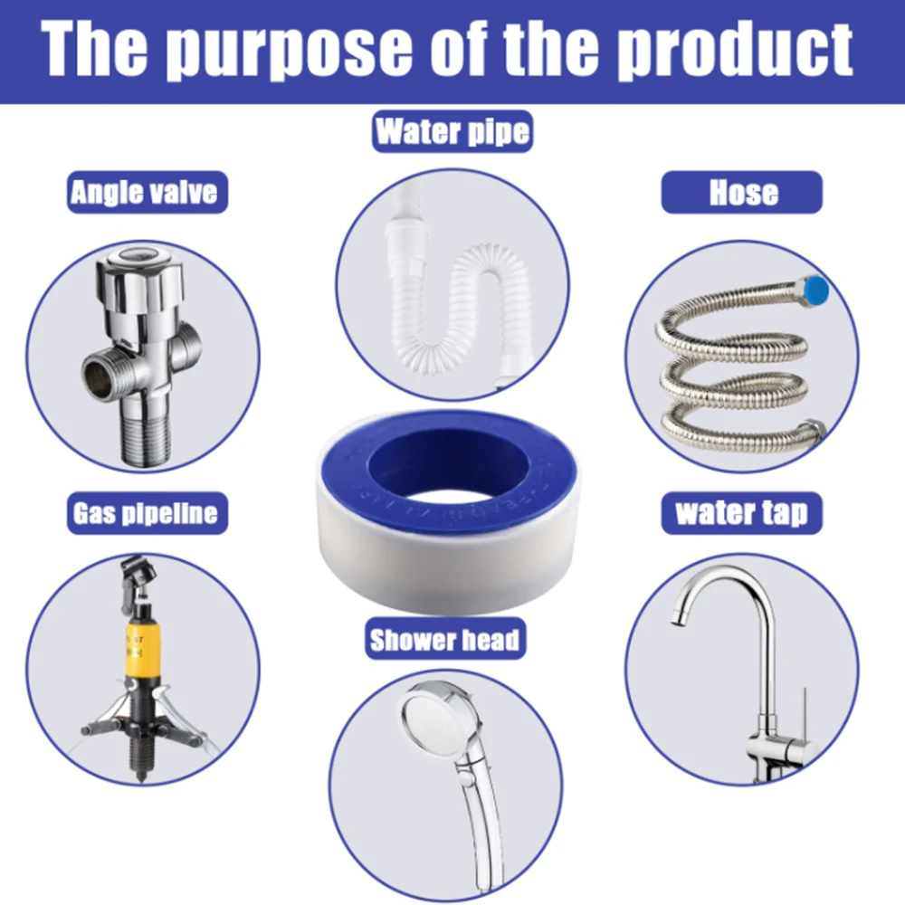 Совместная Водостоки фитинг нить уплотнительная лента ПТФЭ для водопроводной