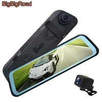 bigbigroad car dvr dash camera stream rearview mirror ips touch screen for mercedes benz g class 300 350 400 500 650 brabus g