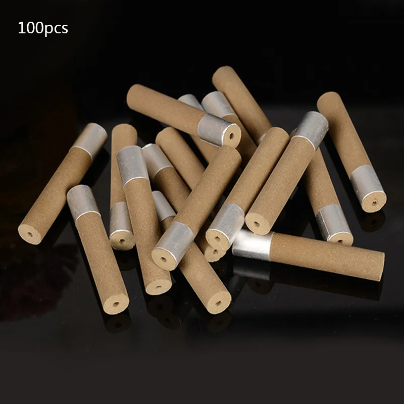 

100pcs High Quality Moxa Cone Smokeless 5 Year Moxa Stick Chinese Acupuncture Heating Massage Moxibustion Therapy CJ