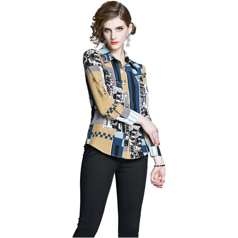 Женские блузки с отложным воротником Simgent элегантные офисные блузы и рубашки