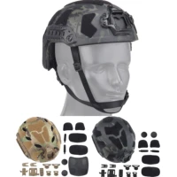 tactical lightweight fast sf suppt cut helmet full protective version army hunting paintball wargame airsoft helmet
