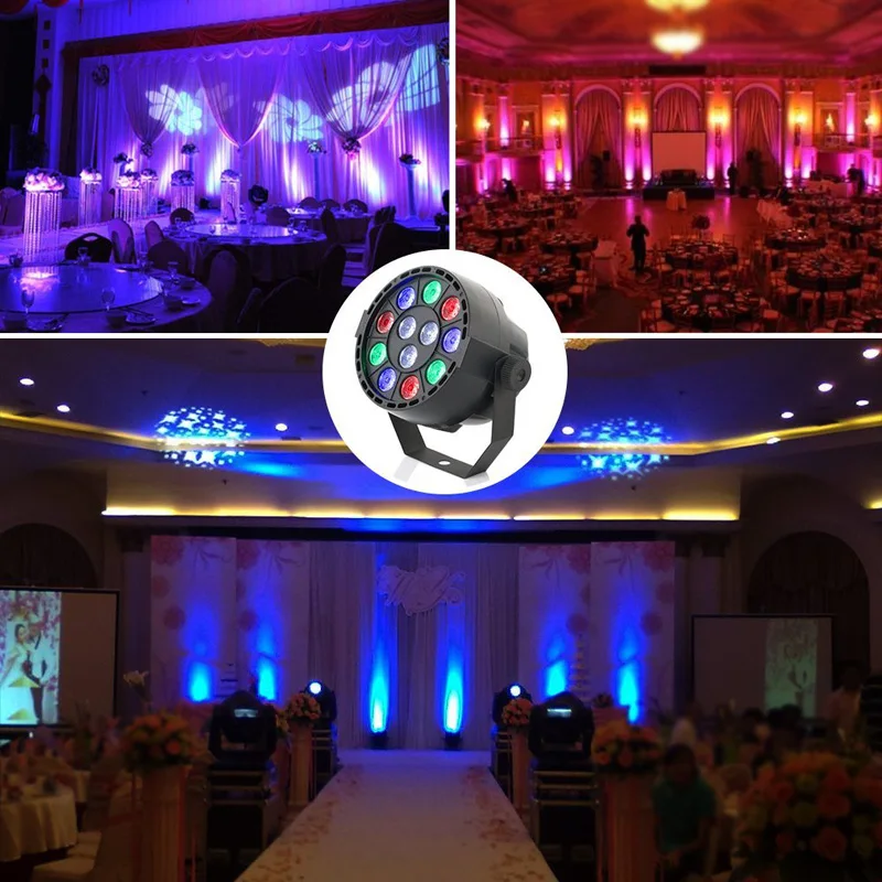 

LED Par Light Professional Lighting Strobe Light Sound Control Stage Dimming Projector Disco Par Light Stage Lighting Effect