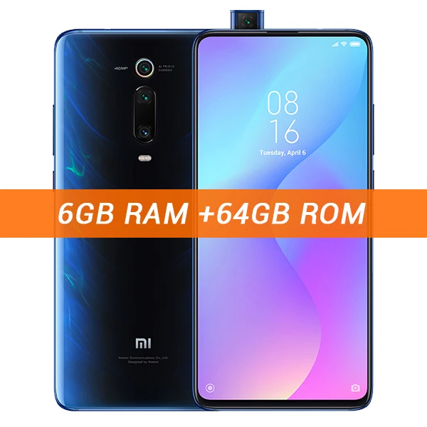 6GB 64GB Blue Глобальная версия Xiaomi mi 9T(Red mi K20) 6 ГБ ОЗУ 64 Гб ПЗУ/6 ГБ ОЗУ 128 Гб ПЗУ Смартфон Snapdragon 730 Восьмиядерный 48 МП камера NFC - Цвет: 6GB 64GB Blue