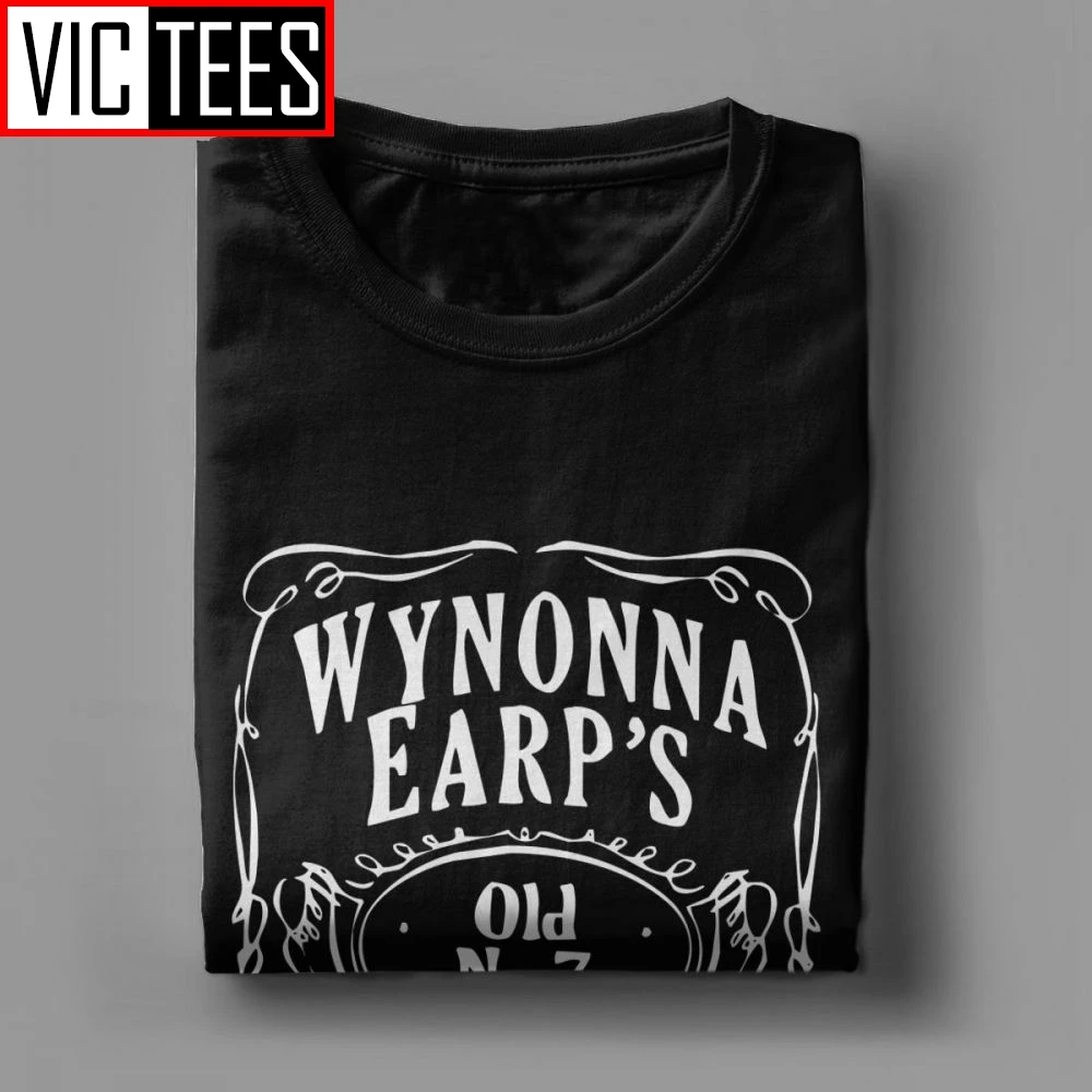 Earp виски Wynonna тройники из чистого хлопка с коротким рукавом винтажные футболки