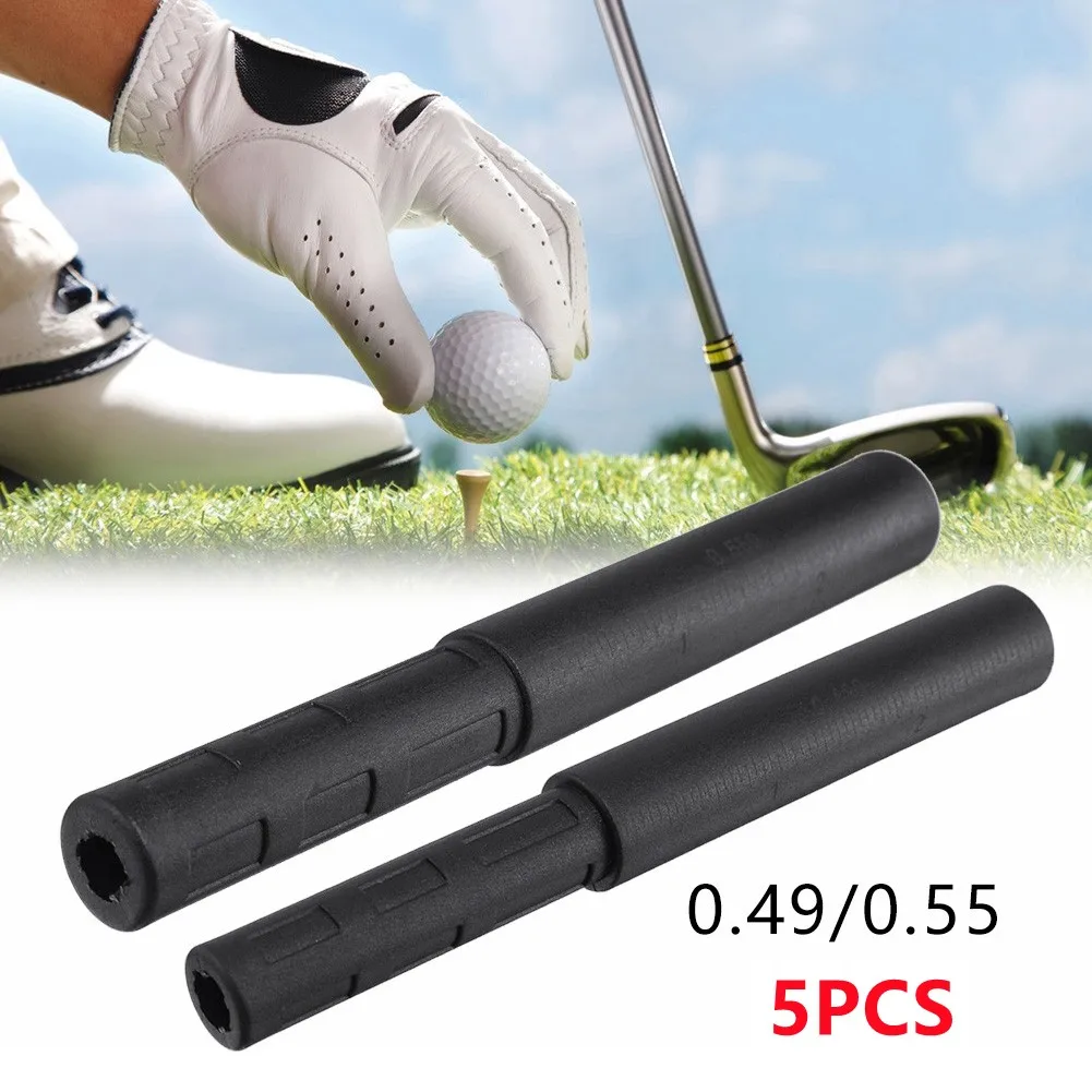 

5 Pieces Of Golf Clubs, Golf Club Extensions, Golf Club Butt Extensions, Graphite Shaft Extensions, Iron Putter Extensions