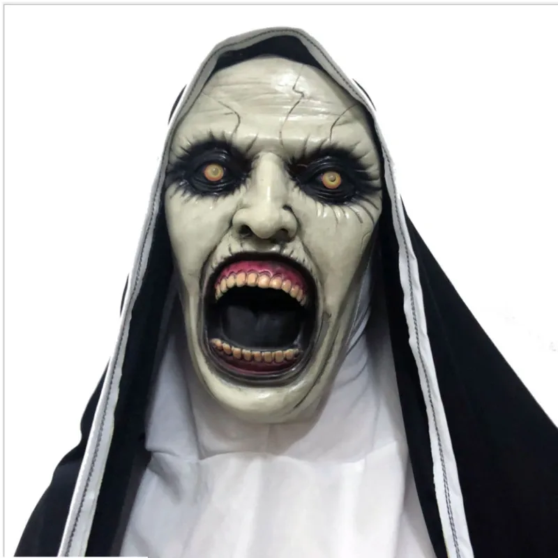 Новый Хэллоуин Косплей монашка игрушки ужасов маска капот шлем валак реквизит