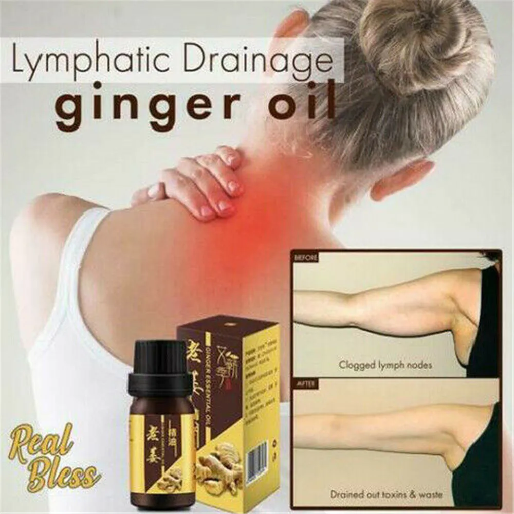 

Miracle Ginger Oil Pure Natural Ginger Anti-Cellulite Essential Oil Body Massage Body Slimming Fat Burner Essential Oil