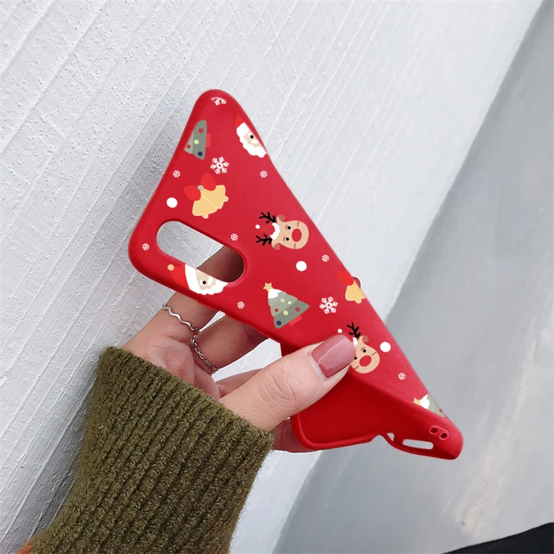 Милый подарок на Рождество чехлы для Xiaomi Redmi Mi 10T 11 Note 10 9T 9S 8 7 6 POCO F3 X3 11X Pro Max 11i Lite 9C 9A
