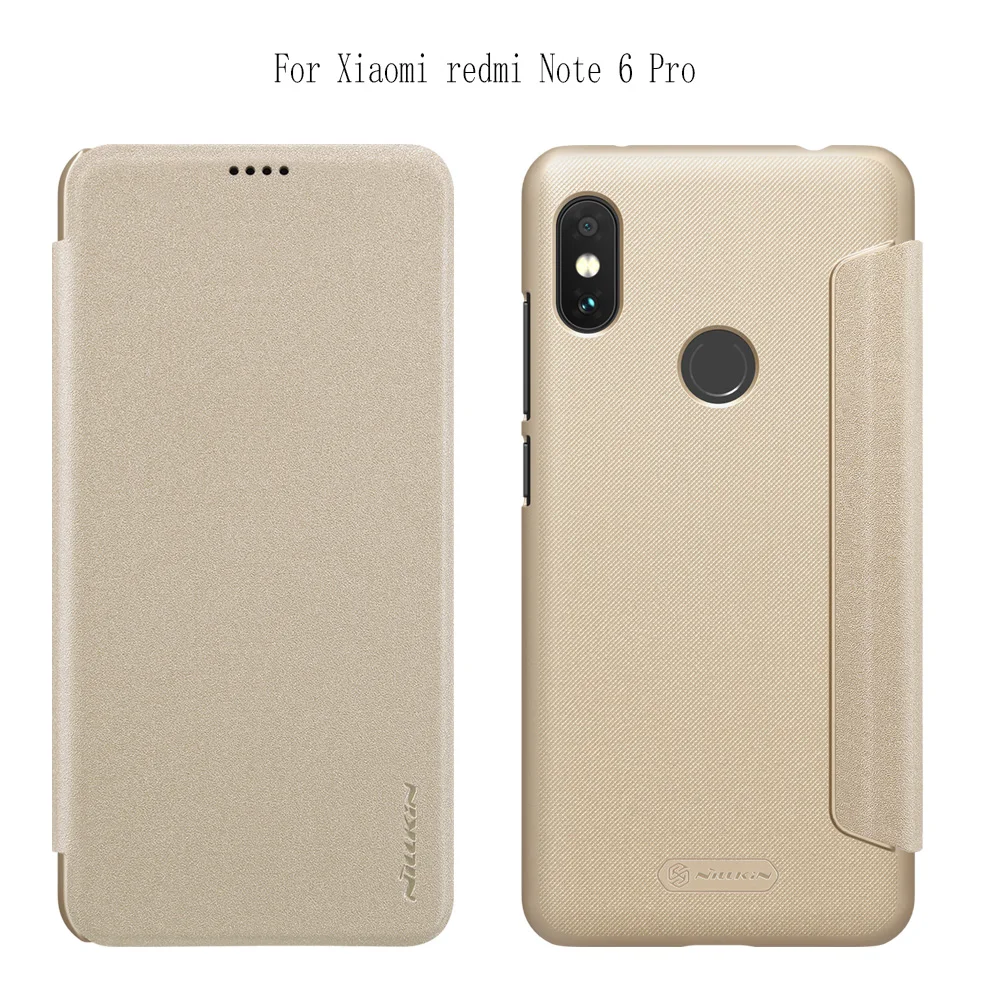 Для Xiaomi Redmi Note 3/7/8/фотоаппаратов моментальной печати 7S чехол Nillkin Sparkle Флип кожаный чехол для Redmi Note 8/7/6 iPad Pro чехол Магнитная Смарт Обложка сна
