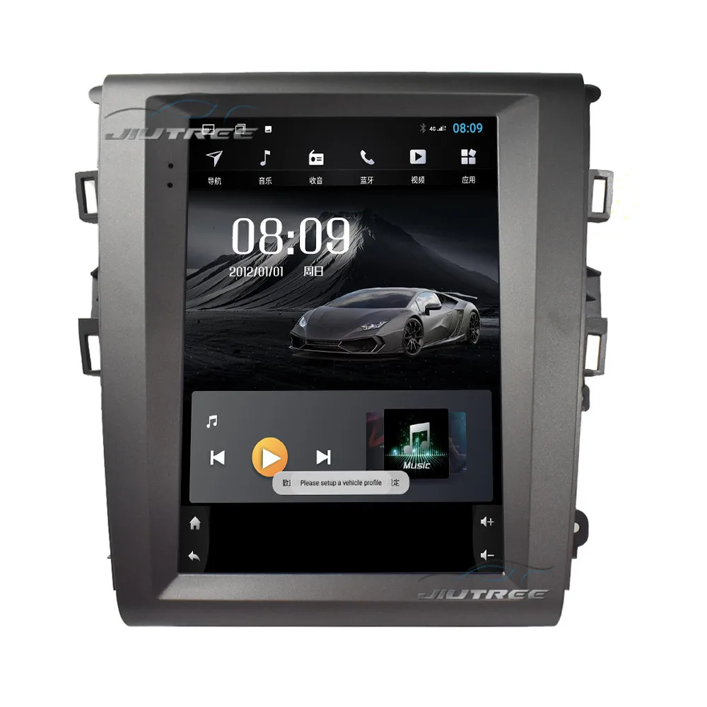 

Автомобильный мультимедийный плеер на платформе Android с вертикальным экраном 2 Din для Ford Mondeo 2013, автомобильный радиоприемник, навигация, авто...