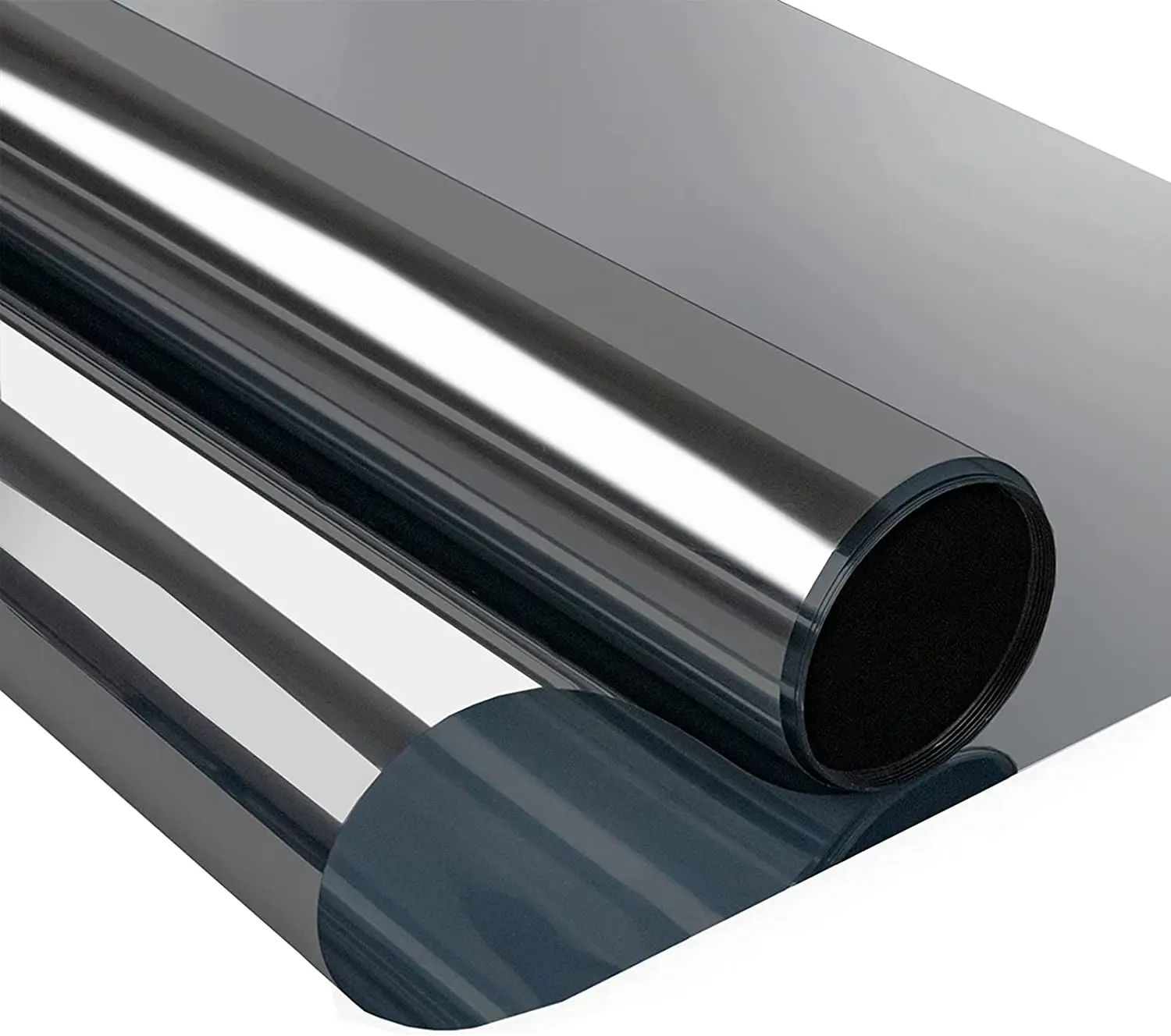 

Insulation Decorative Window Tint Mirror Reflective Glass Sticker for car One Way Stained Window Film Privacy for Home Black