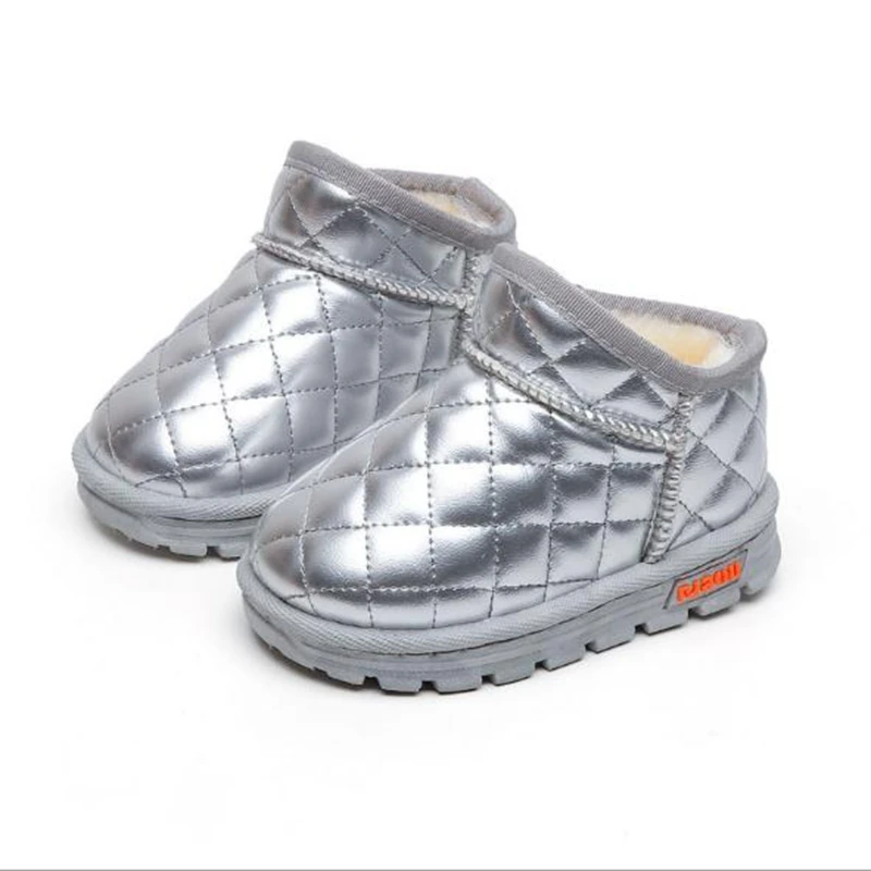 

Зимние ботинки для девочек Новинка Зима 2021 меховые слитные черные плюшевые водонепроницаемые хлопковые ботинки для мальчиков детские кожа...