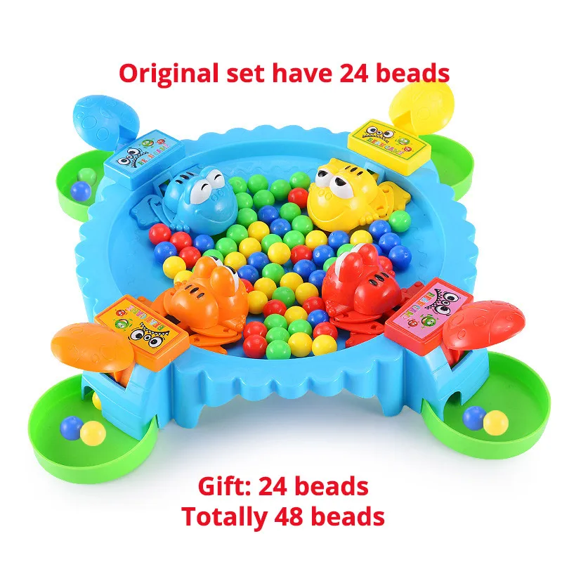 Новинка голодная лягушка кусает бисер есть против игры цветной формы мяч