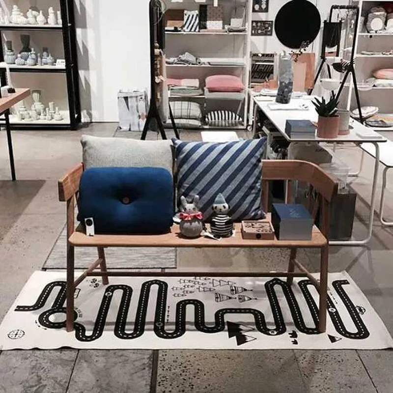 QWZ дорога игровой коврик деятельности мягкий напольный ковер изучения Ползания