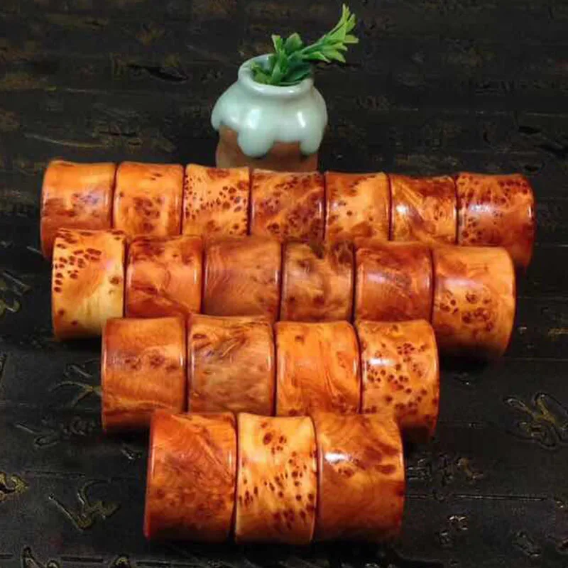 Аутентичные Taihang Thuja Кольцо Кулон ремесла полный рубца для короли высокого масла