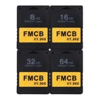 FMCB v1.966 Бесплатная карта McBoot для PlayStation 2 8 Мб16 Мб32 Мб64 Мб карта памяти для PS2