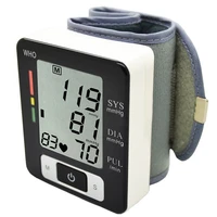 new digital wrist blood pressure monitor pulse meter heart rate monitor tonometer mini sphygmomanometer lcd display pulsometer