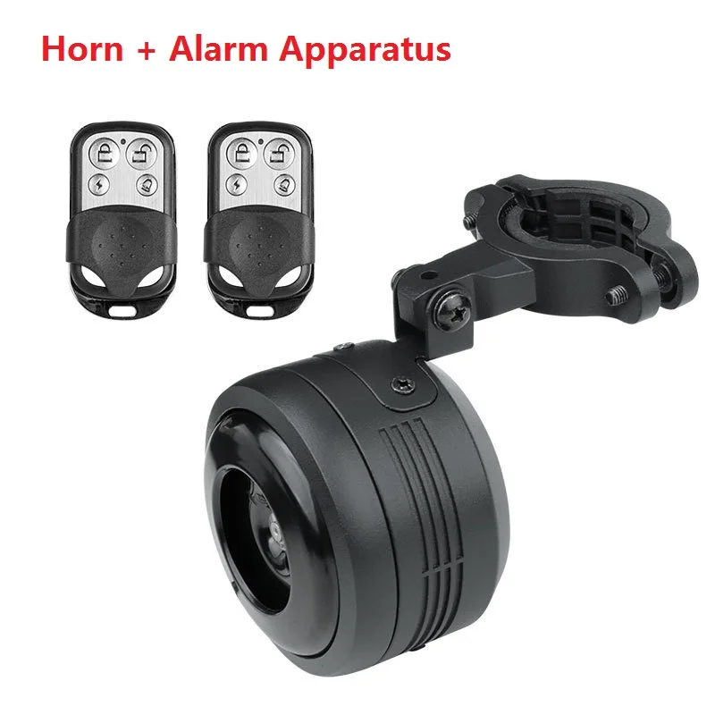 

Bicycle Horn Riding Mountain Bike Motorcycle Bell Wireless Electronic Horn Remote Control Anti-theft Alarm USB Rechargeable