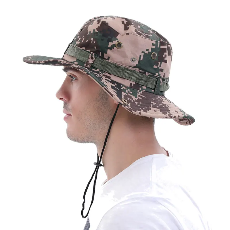 Модные камуфляжные Мужские Солнцезащитные шляпы для мужчин флоппи Женская