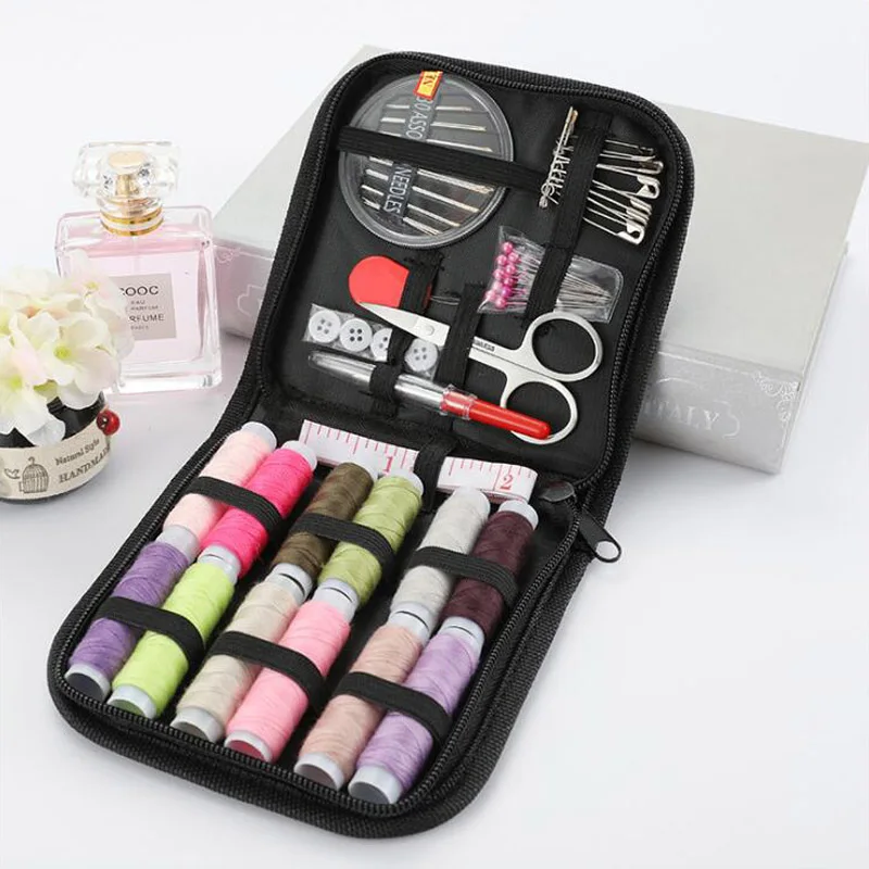 

factory wholesale high quality sewing boxes tools suit multi-functional sewing bag household sewing box textile accessories