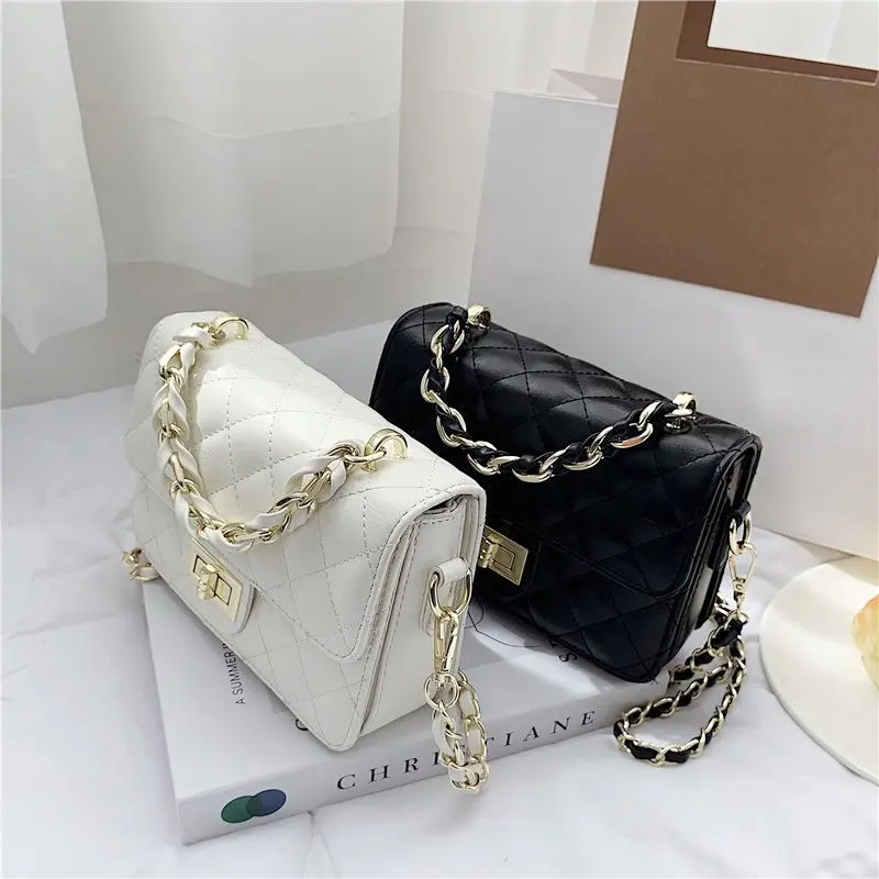 

Handbag women 2020 new Korean female bag chain shoulder bag simple and versatile small square bag diagonal small bag trend
