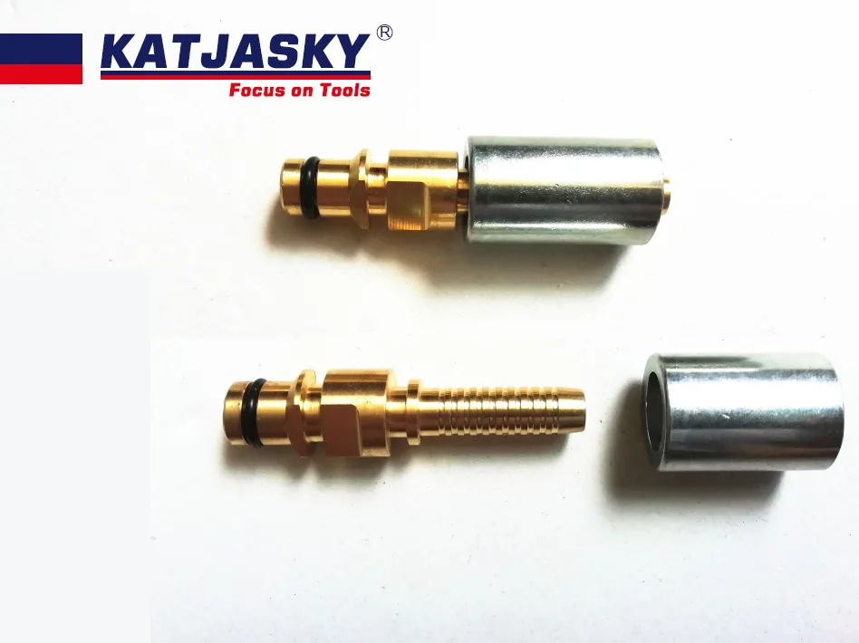 2 шт./партия фитинги с рукавом/гнездо для Karcher серии K промывочный шланг, стиральная пневматический распылитель шайба, мойка автомобиля